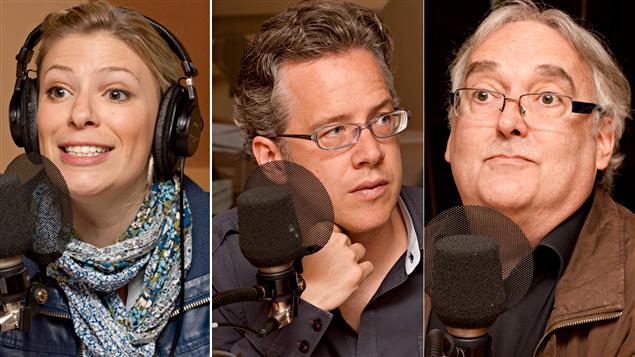 Anne-Marie Withenshaw, Marc Cassivi et Marc-Andr� Lussier