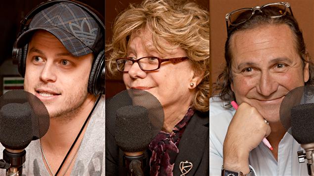 Louis Morissette, Denise Filiatrault et Franco Nuovo