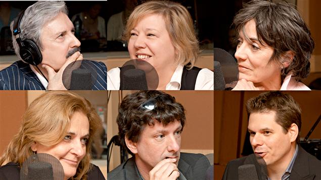 Marc Laurendeau, Jos�e Legault, Francine Pelletier, Nathalie Petrowski, Yves Boisvert et Patrick Lagac�