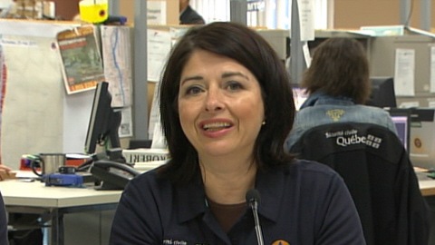 La ministre Line Beauchamp La ministre Line Beauchamp