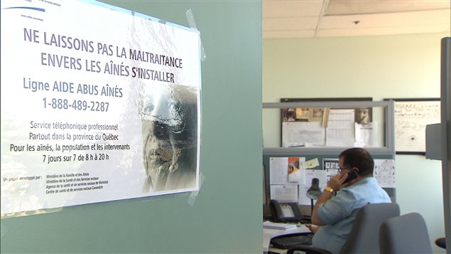 Les bureaux de la ligne Aide Abus Aînés