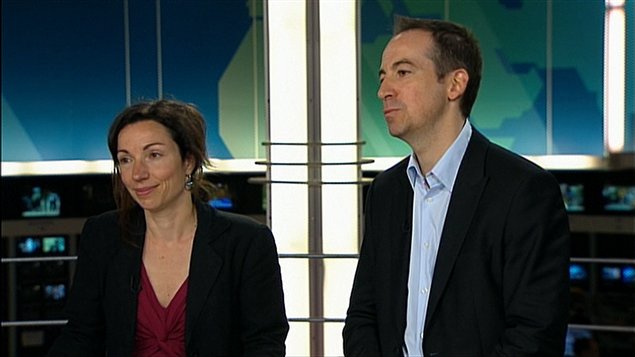 Martine Ouellet et Nicolas Girard