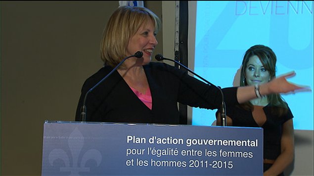 La ministre de la Condition féminine Christine St-Pierre