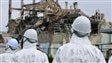 Des experts à la centrale de Fukushima