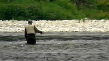 pêcheur de saumon