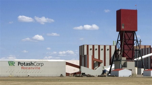 Une usine de Potash Corp