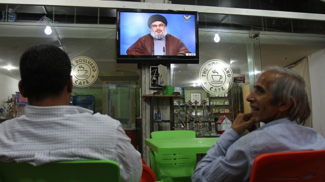 Le chef du Hezbollah libanais, Hassan Nasrallah