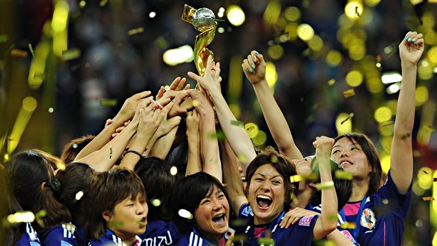Les Japonaises célèbrent leur conquête.