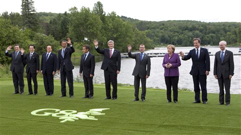 Les dirigeants du G8 réunis à Huntsville, en Ontario