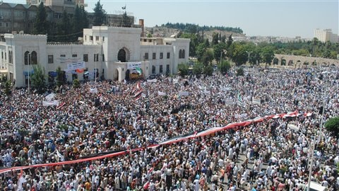 La manifestation Hama