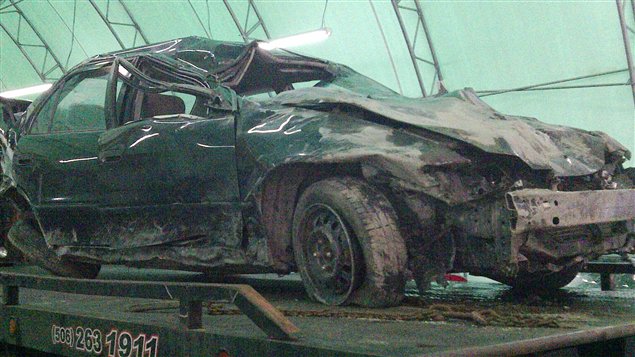 Voiture accidentée
