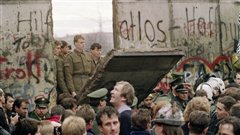 La chute du mur de Berlin en 1989