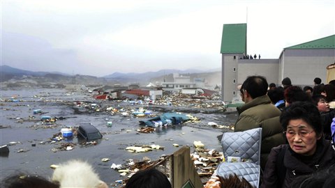 Kesennuma dans le nord du Japon (mars 2011)