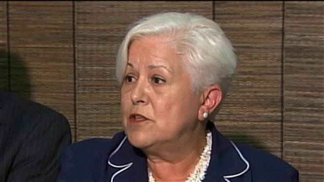 Louise Harel, chef de l'opposition officielle à l'Hôtel de Ville de Montréal