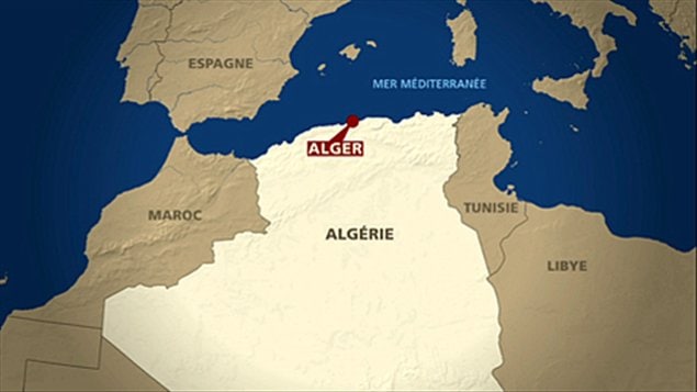 Carte de l'Algérie