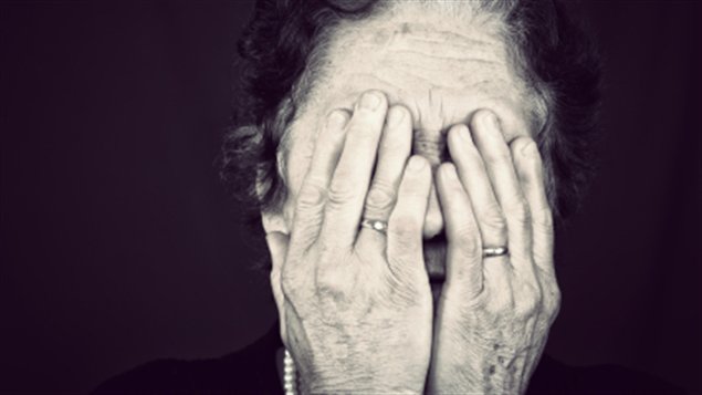 Anciana ciega