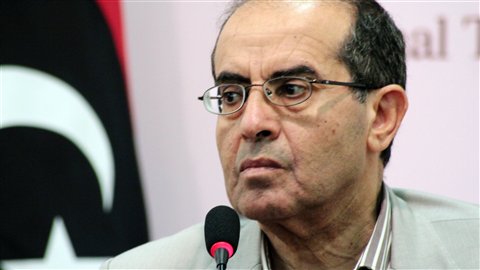 Le premier ministre du Conseil national de transition libyen, Mahmoud Djibril