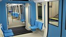 Azur : le nom des nouvelles voitures de métro