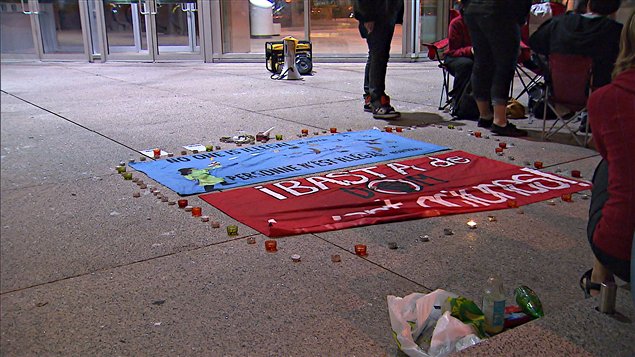 Vigile de solidarité pour Paola Ortiz à Montréal
