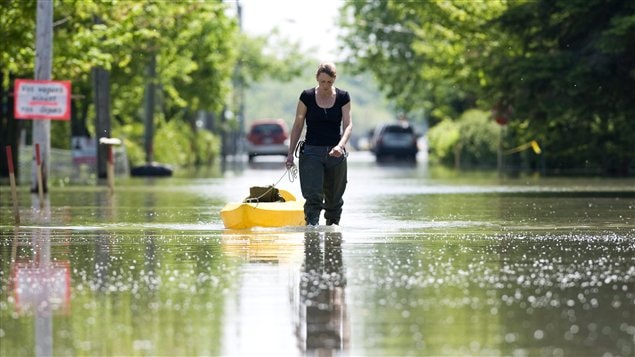 Les changements climatiques engendreront de plus en plus d'inondations.
