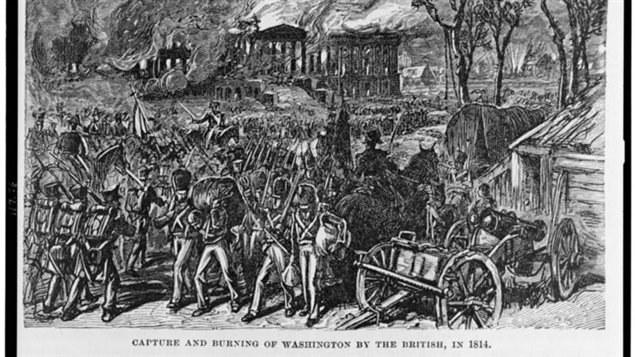 La prise de Washington par les Britanniques en 1814