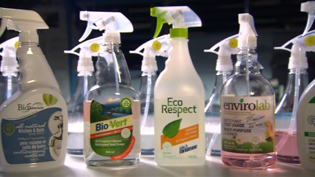 Des produits nettoyants écologiques 