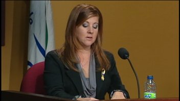 La mère de Valérie Leblanc, Julie Charron