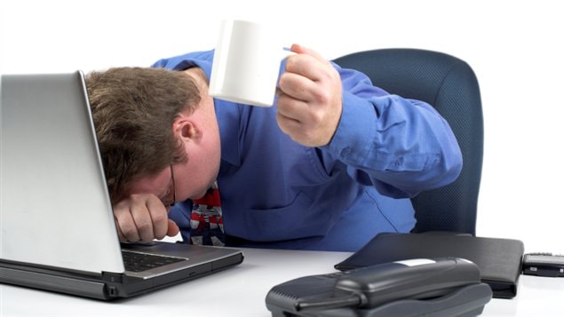 Travailleur stressé