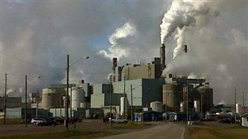 La papetière de la compagnie Terrance Bay Pulp