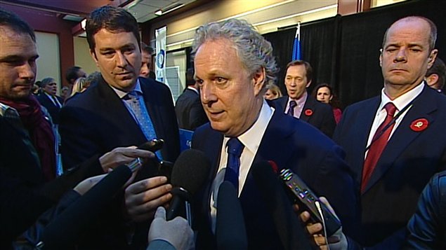 Le premier ministre Jean Charest à Québec, mardi