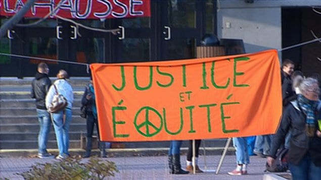 Grève des élèves du Cégep de Sherbrooke