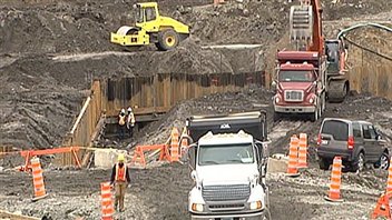 Un chantier de construction