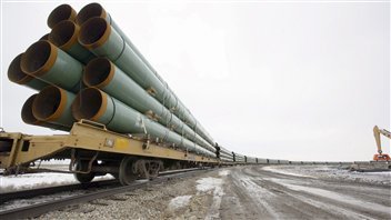 Des pipelines du projet d'oléoduc Keystone XL