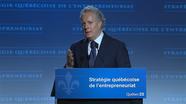 Le premier ministre Jean Charest à Montréal mardi