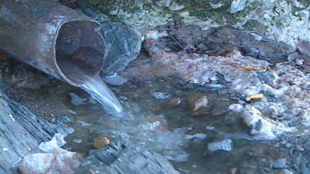 Rejet d'eaux usées