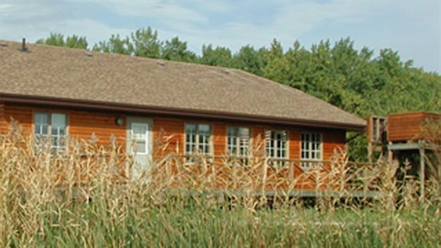 La station de recherche du marais Delta sur le lac Manitoba a été touchée par les inondations d'envergure du printemps 2011.