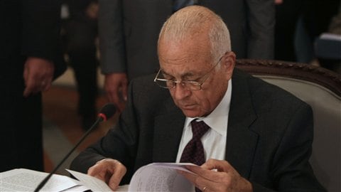 Le secrétaire général de la Ligue arabe, Nabil Al-Arabi, le 24 novembre au Caire