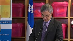 Le ministre de la Justice Jean-Marc Fournier
