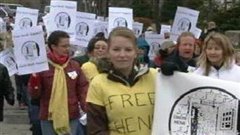 manifestation pour Henk Tepper