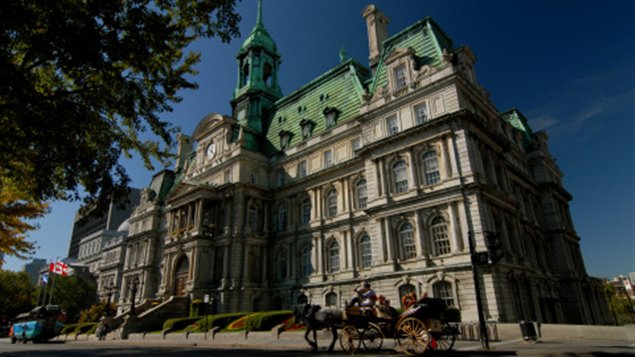 L'hôtel de ville de Montréal