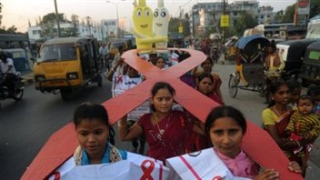 Marche qui se tenait à Siliguri, en Inde