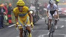 Andy Schleck triste pour Contador