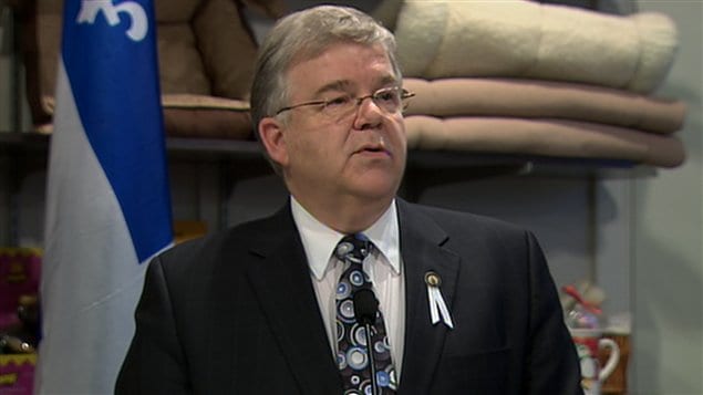 Le ministre Pierre Corbeil