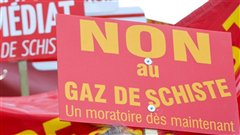 Non au gaz de schiste