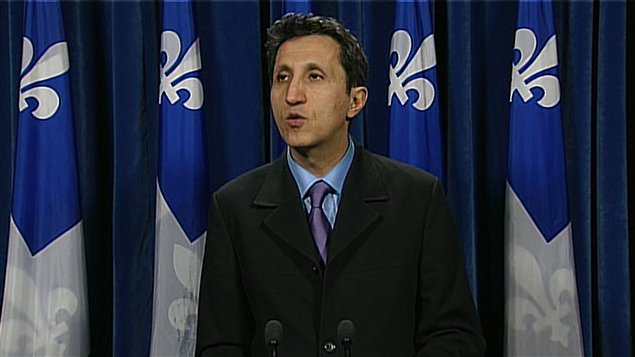 Le porte-parole de Québec solidaire Amir Khadir