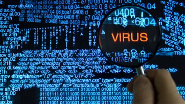 Un virus informatique