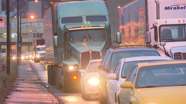 Congestion à Montréal, jeudi