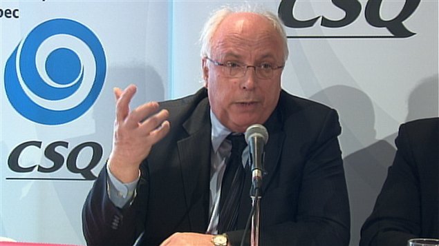 Le président de la Centrale des syndicats du Québec, Réjean Parent