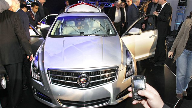 La nouvelle Cadillac ATS 2013 présentée au Salon international de l'automobile de Détroit.