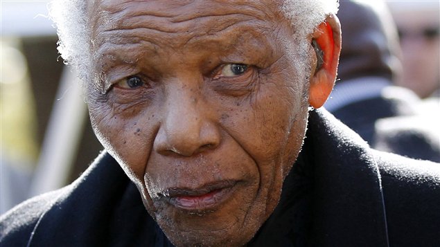 Nelson Mandela, en juin 2010